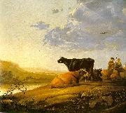 CUYP, Aelbert Young Herdsman with Cows fdg oil painting picture wholesale